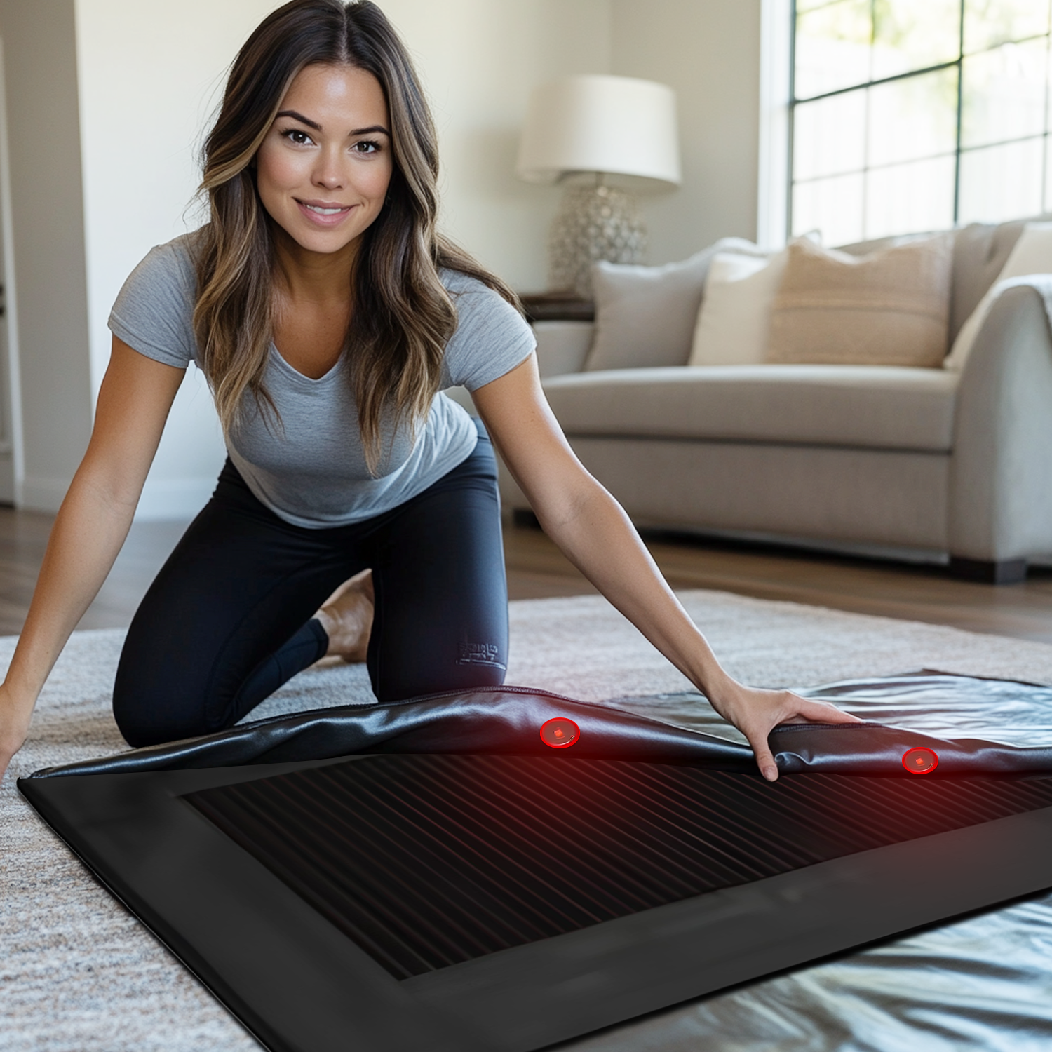 Megelin 3-in-1 Sauna Blanket with Red Light - Megelin