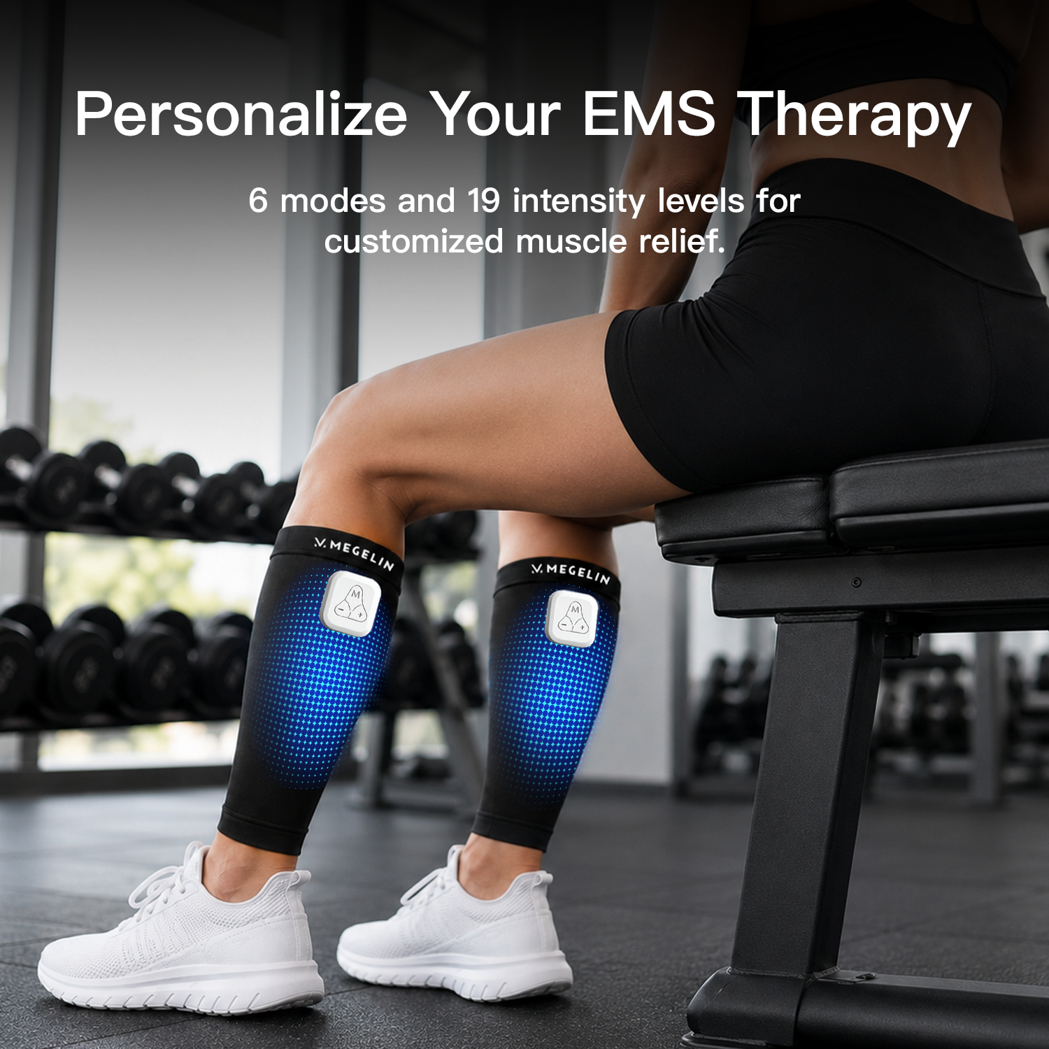 Megelin EMS Soothing Sleeves for Calf