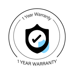 red light therapy devices have 1 year warranty.