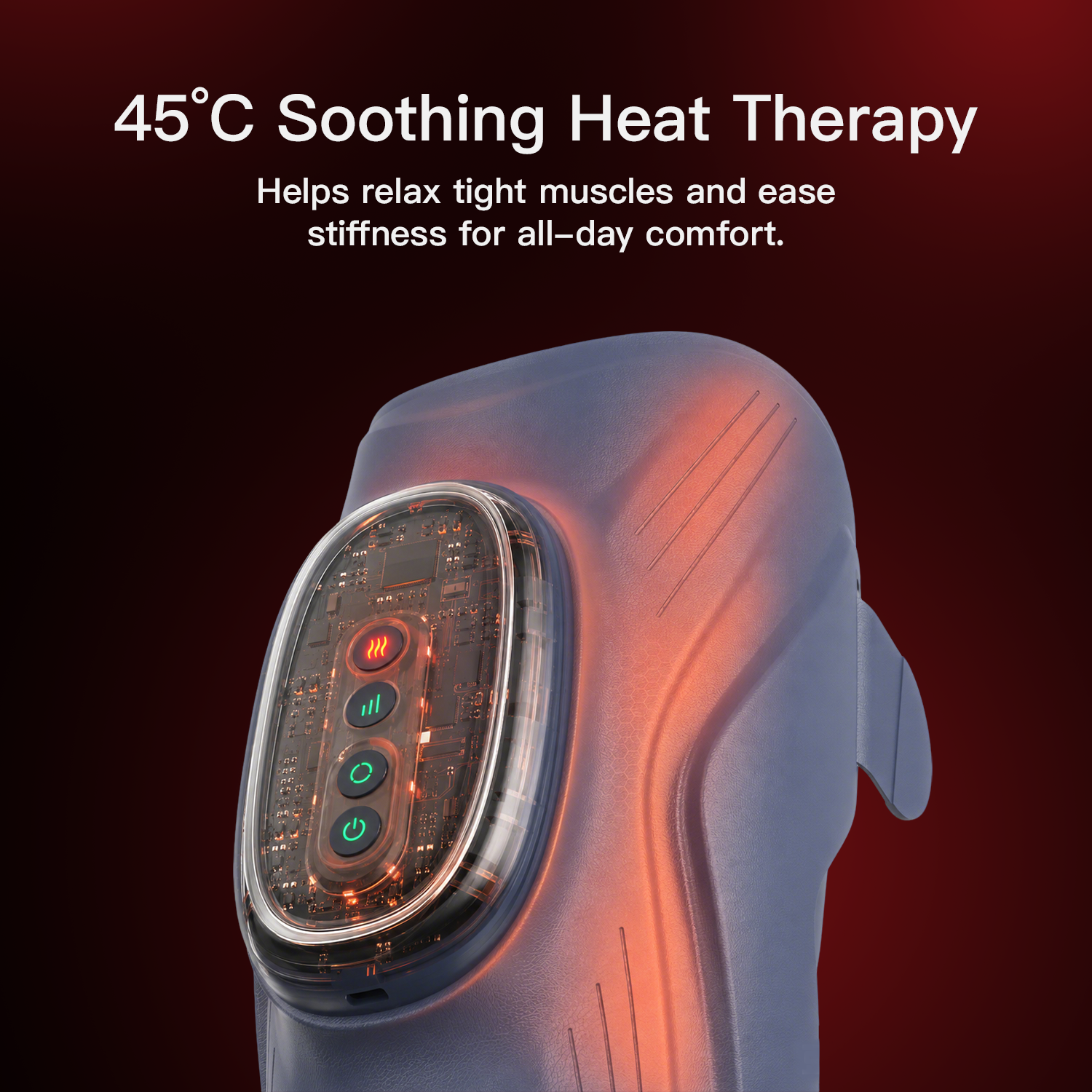 Megelin Heated Air Compression Calf Massager