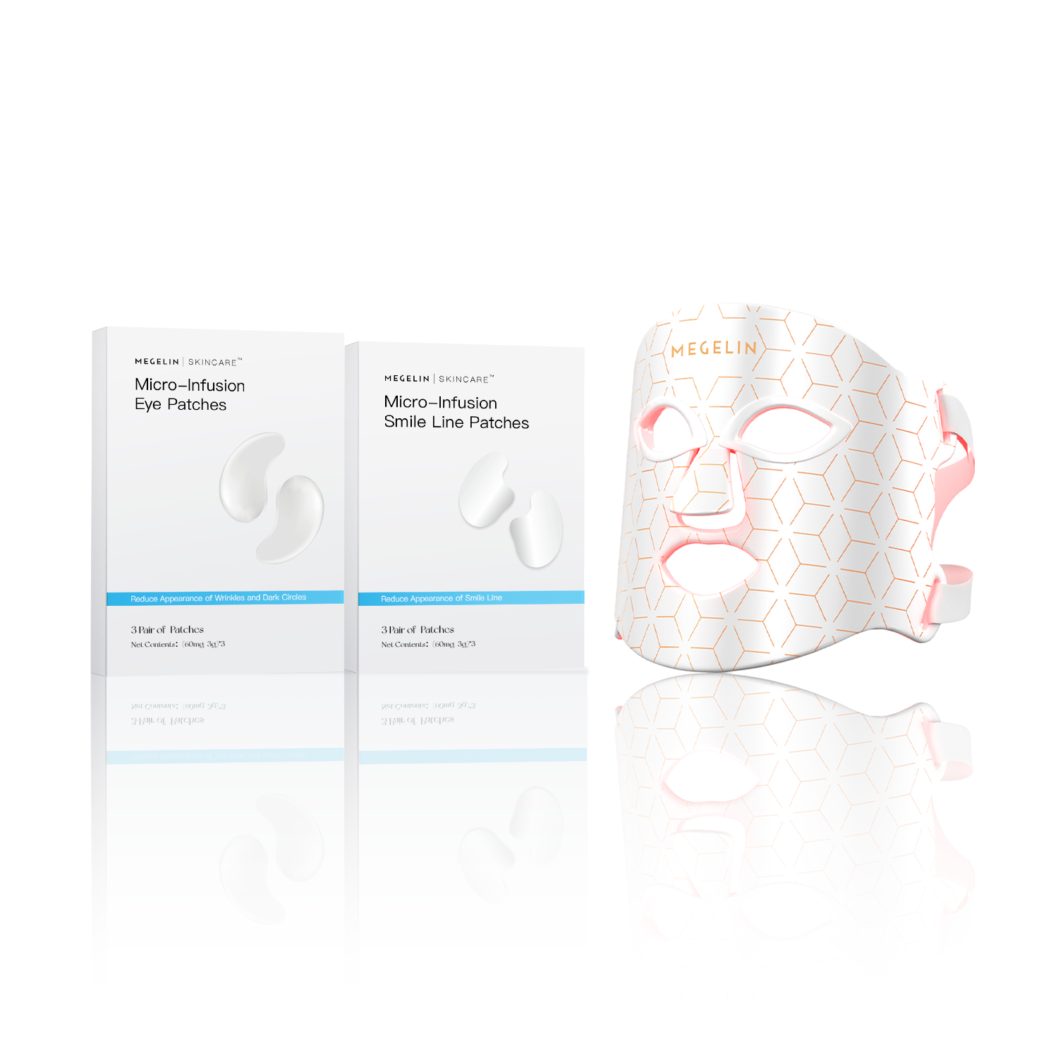 Megelin LED Red Light Therapy Face Mask - Megelin