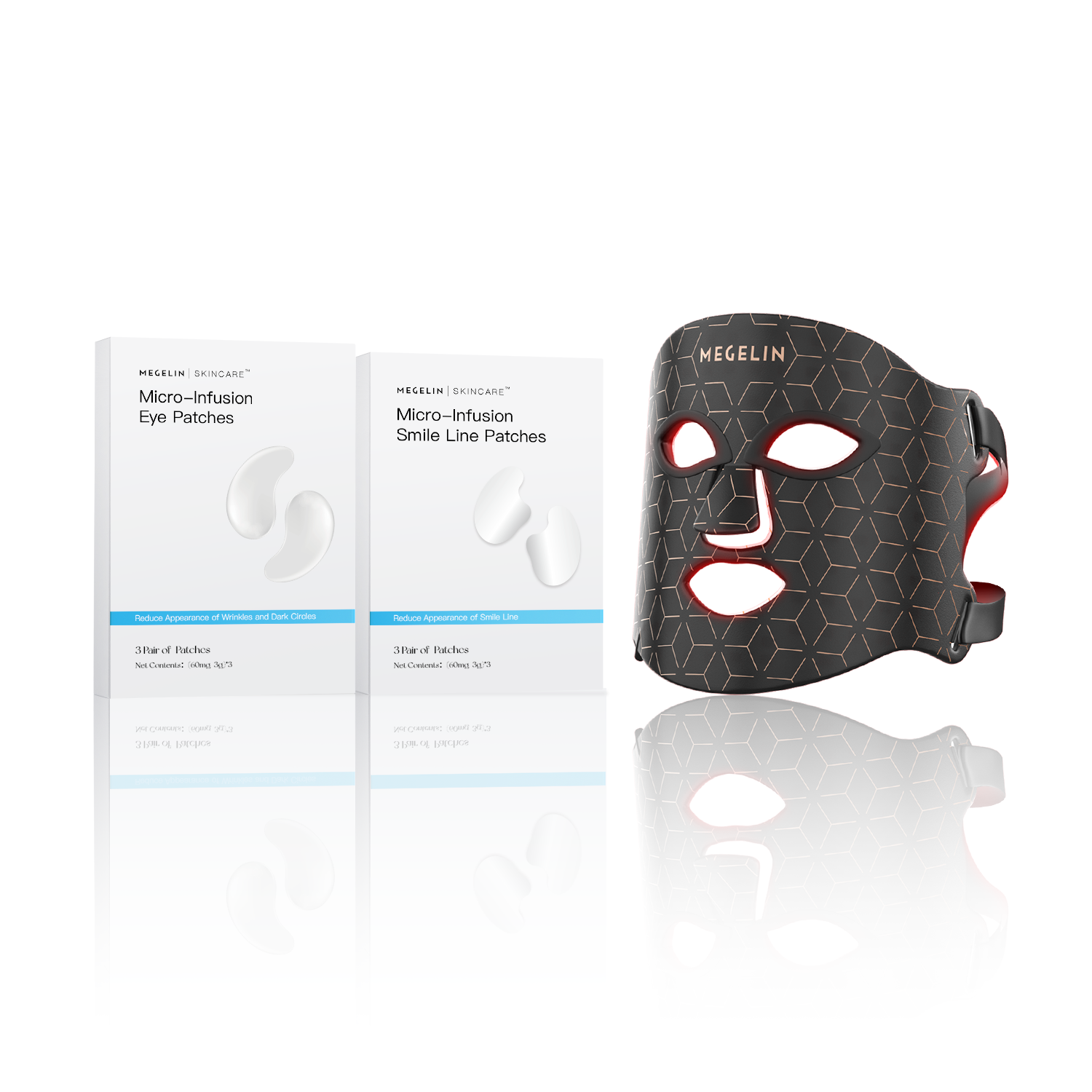 Megelin LED Red Light Therapy Face Mask - Megelin