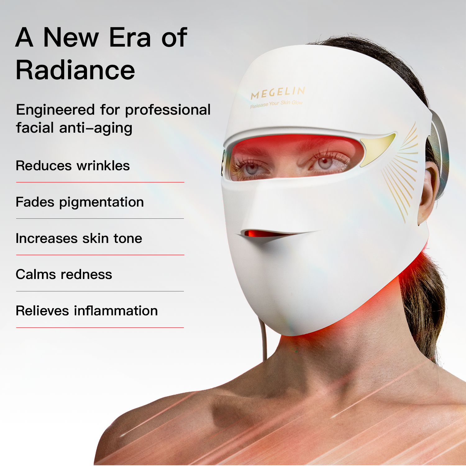 Megelin Duo-Lux LASER&LED Light Therapy Mask