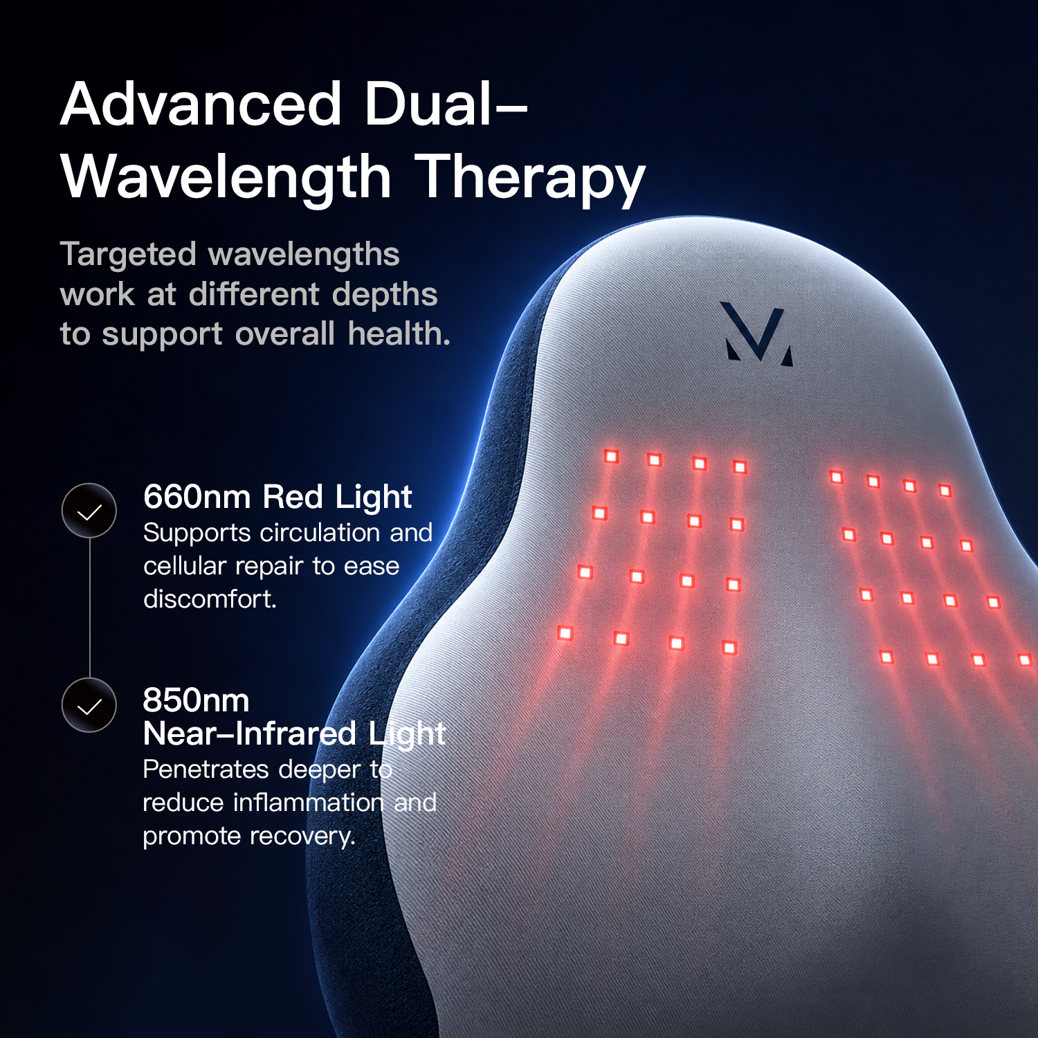 Megelin TheraLiving Back Cushion