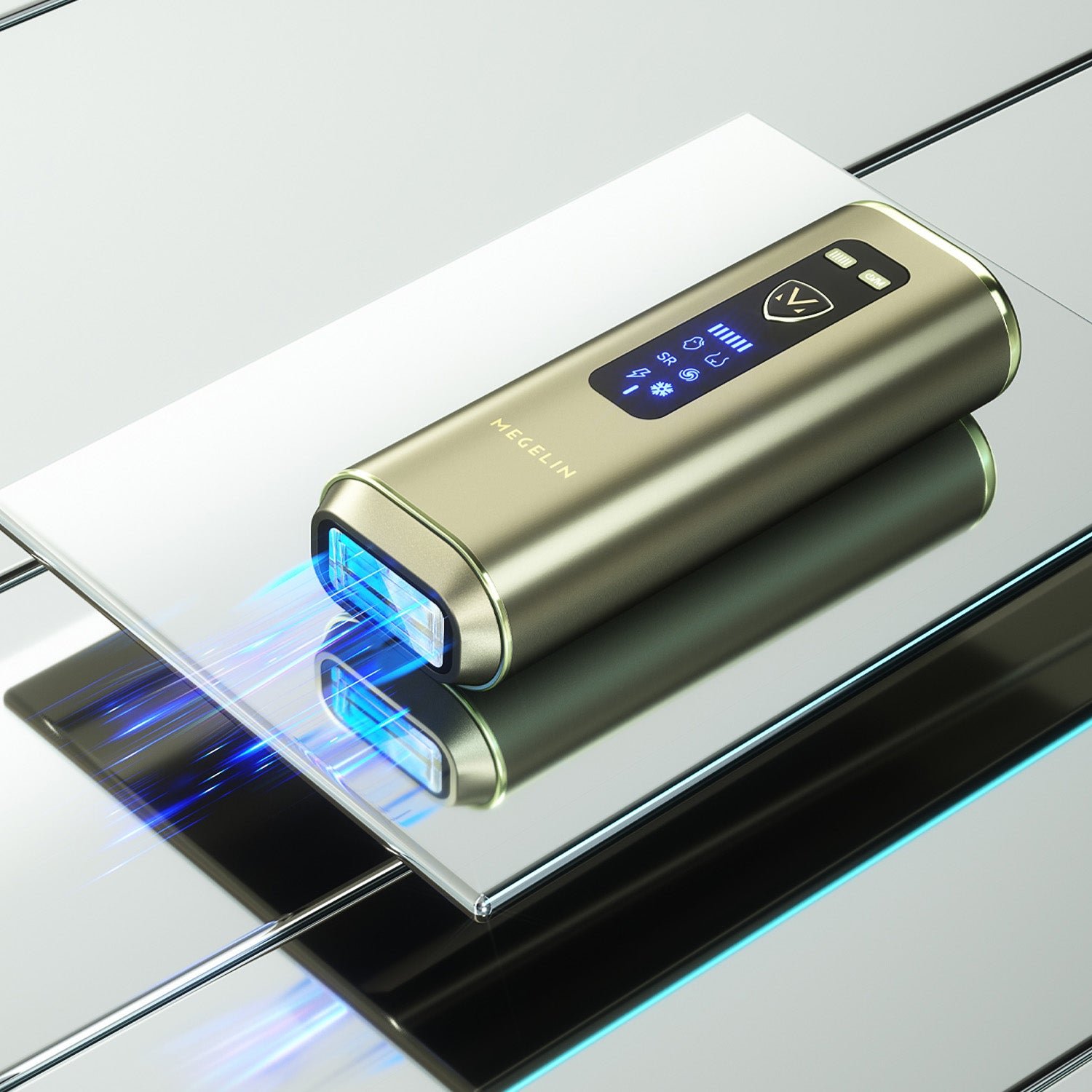Megelin X Sapphire IPL Hair Removal Handset - Megelin