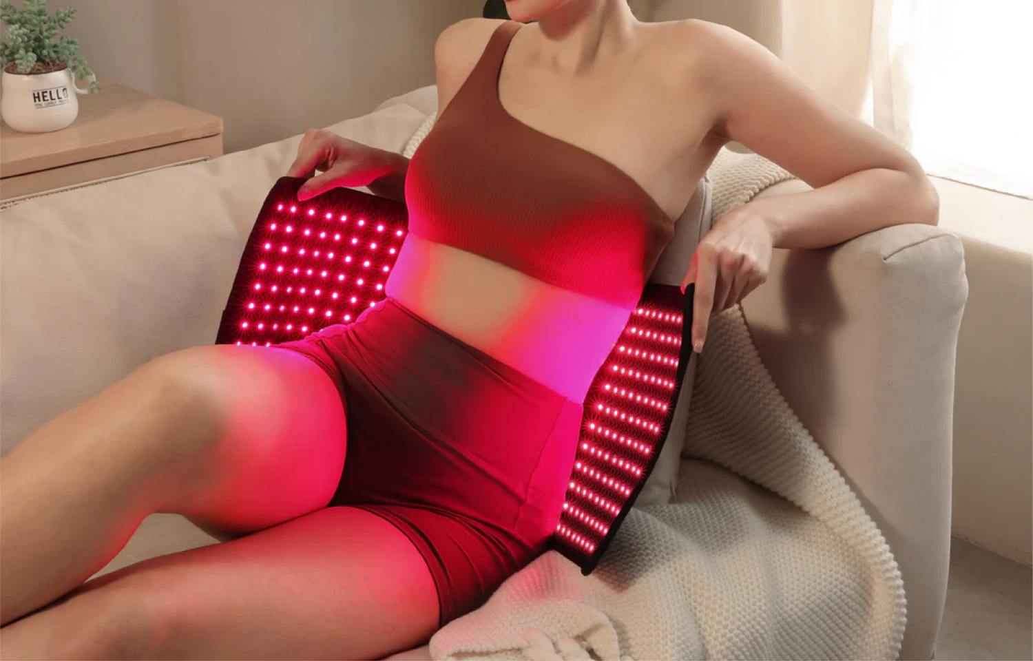 LED red light therapy belt can enhance blood circulation