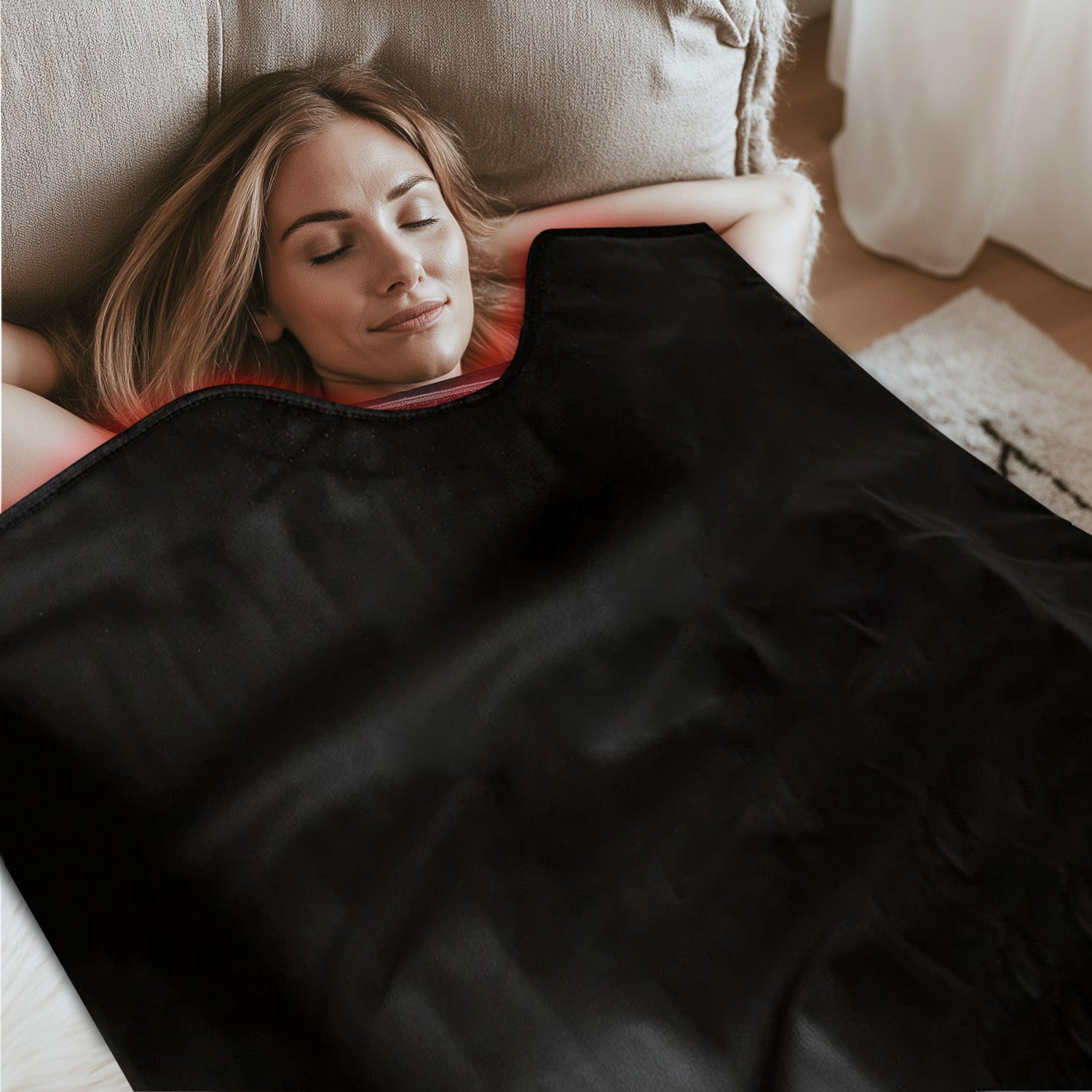 Megelin 3-in-1 Sauna Blanket with Red Light - Megelin