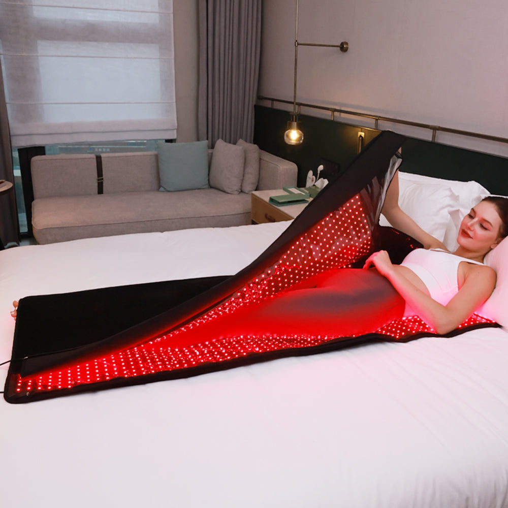 Megelin Red and Near-Infrared Light Therapy Mat for Whole Body - Megelin