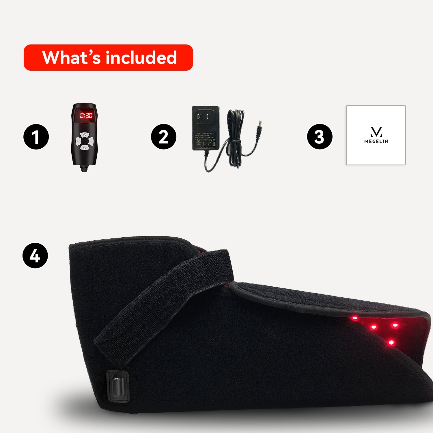 RED Light Therapy for Feet - Megelin