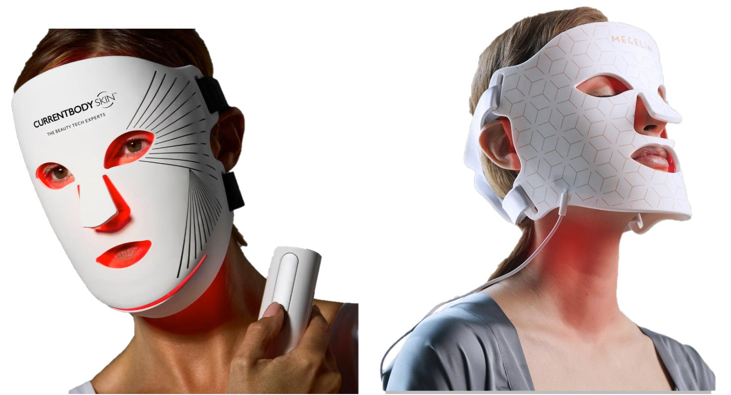 CurrentBody Mask Series 2 vs Megelin LED & Laser Therapy Mask Review