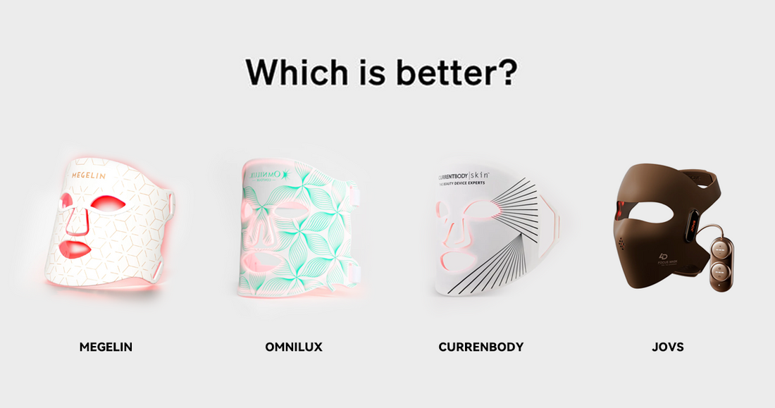 2024 Top LED Mask Review| Currentbody vs Omnilux vs Jovs vs Megelin