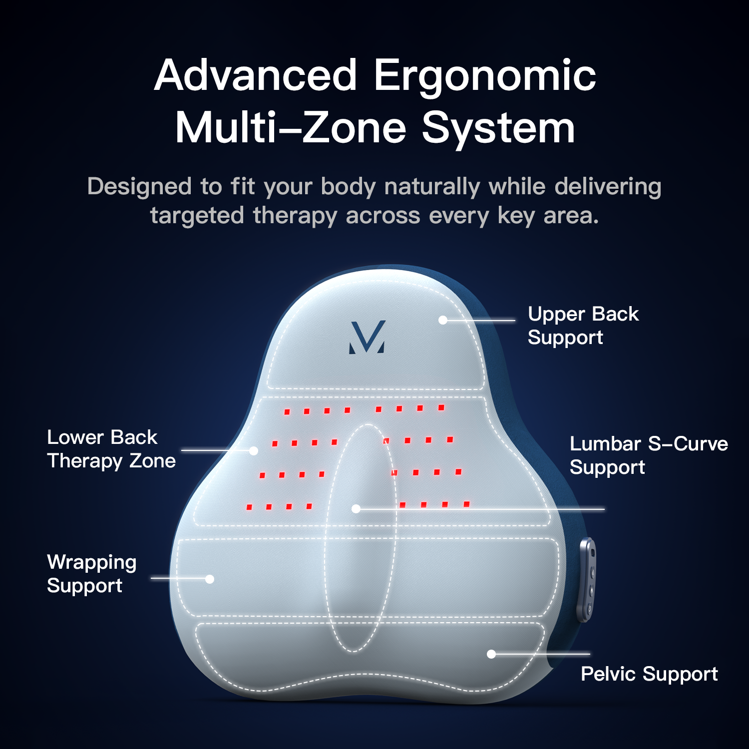 Megelin TheraLiving Back Cushion