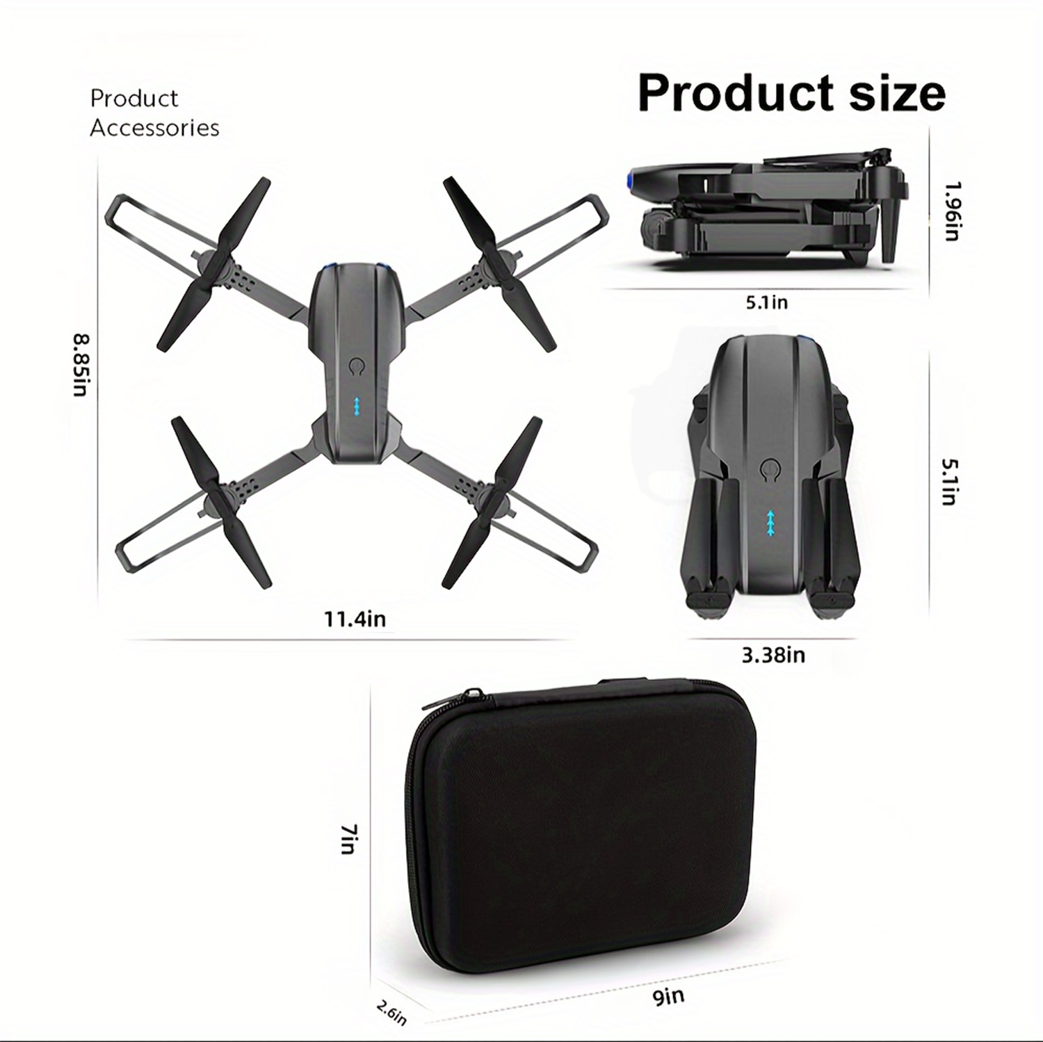 Megelin Latest Drone With Dual Camera - Megelin