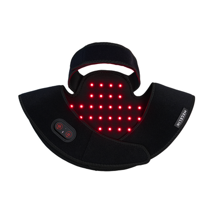 Experience advanced neck and shoulder relief with Megelin WrapLux Laser+LED Wear. 