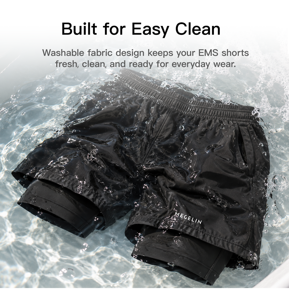 Megelin EMS 2-IN-1 Toning Shorts - Megelin