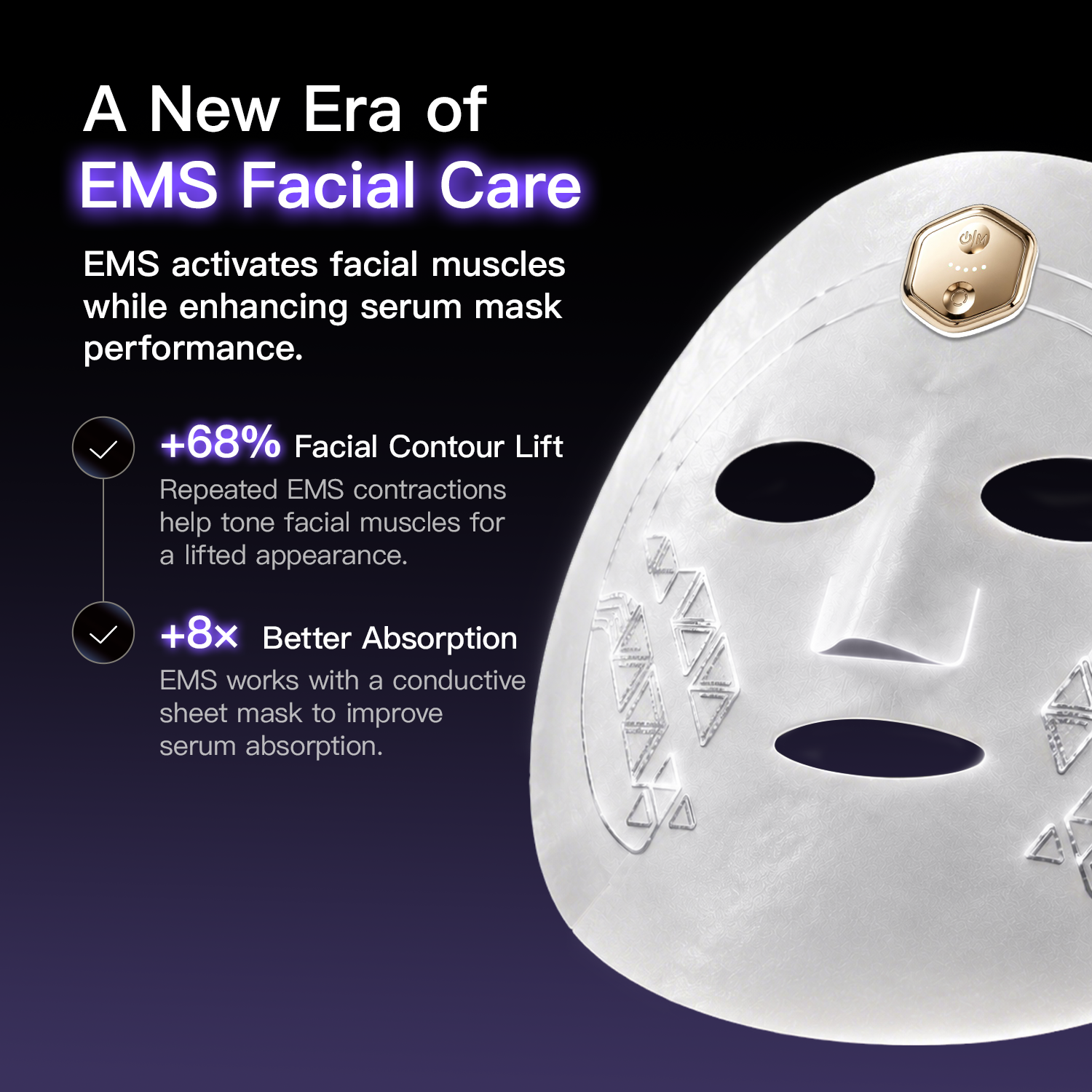 Megelin EMS Lifting Face Mask