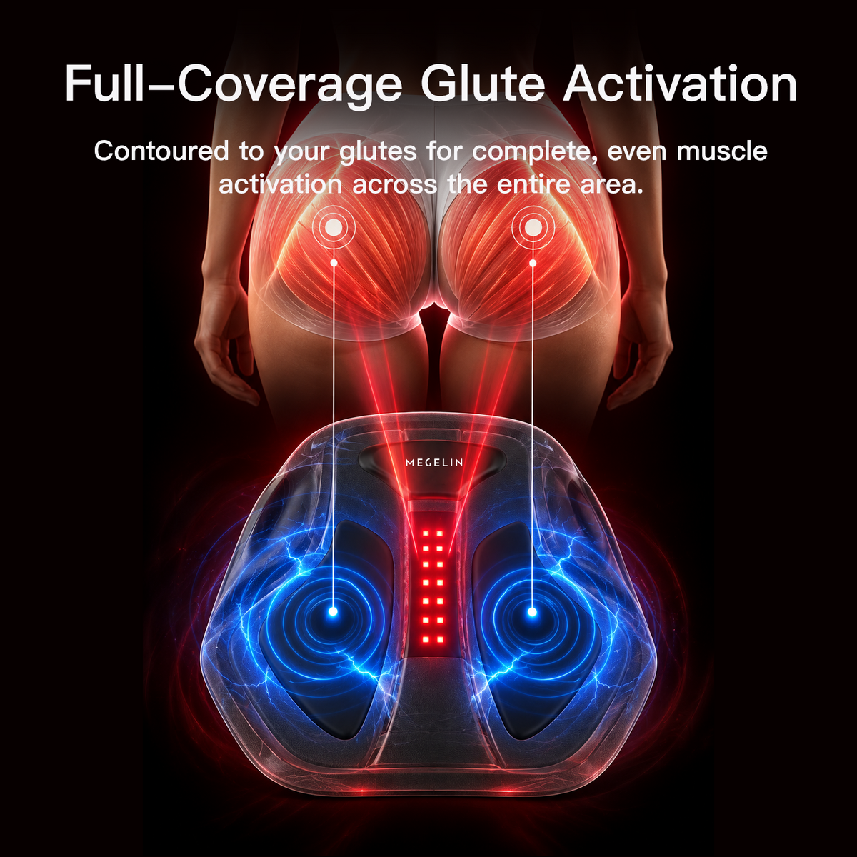 Megelin GluteLift EMS Toning Pad