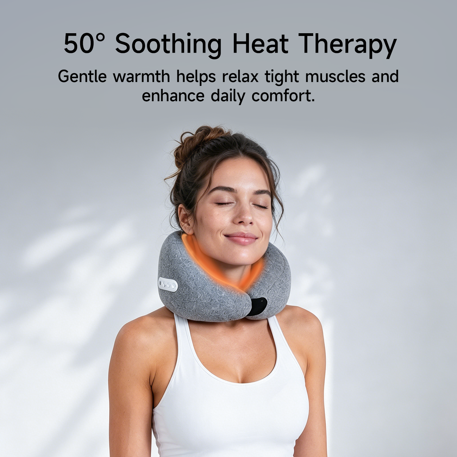 EMS Heated Neck Massage Pillow