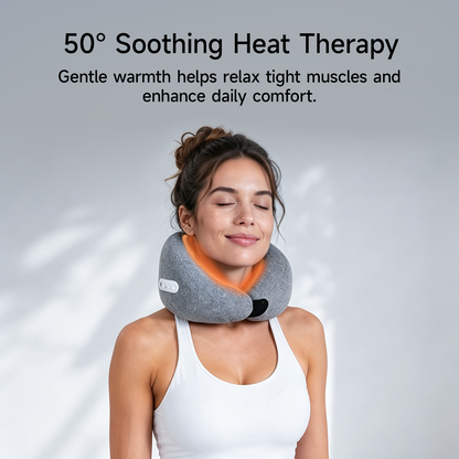 EMS Heated Neck Massage Pillow
