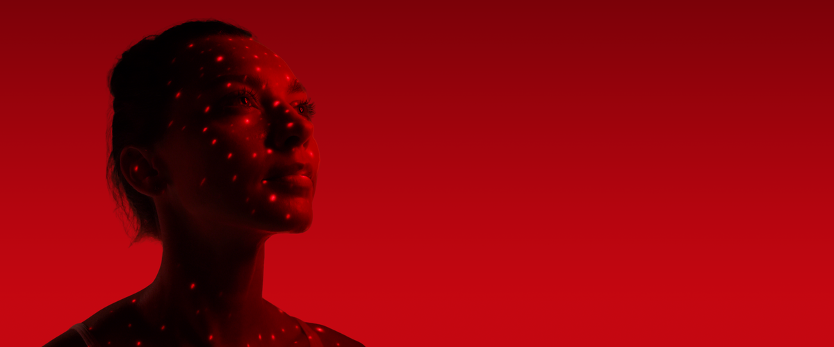 Megelin light technology, photographed in warm red light