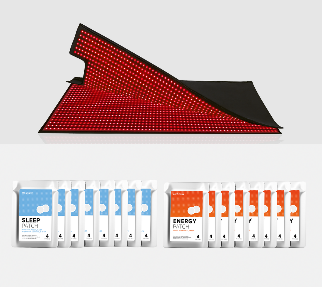 Megelin Red and NIR Light Therapy Bag 