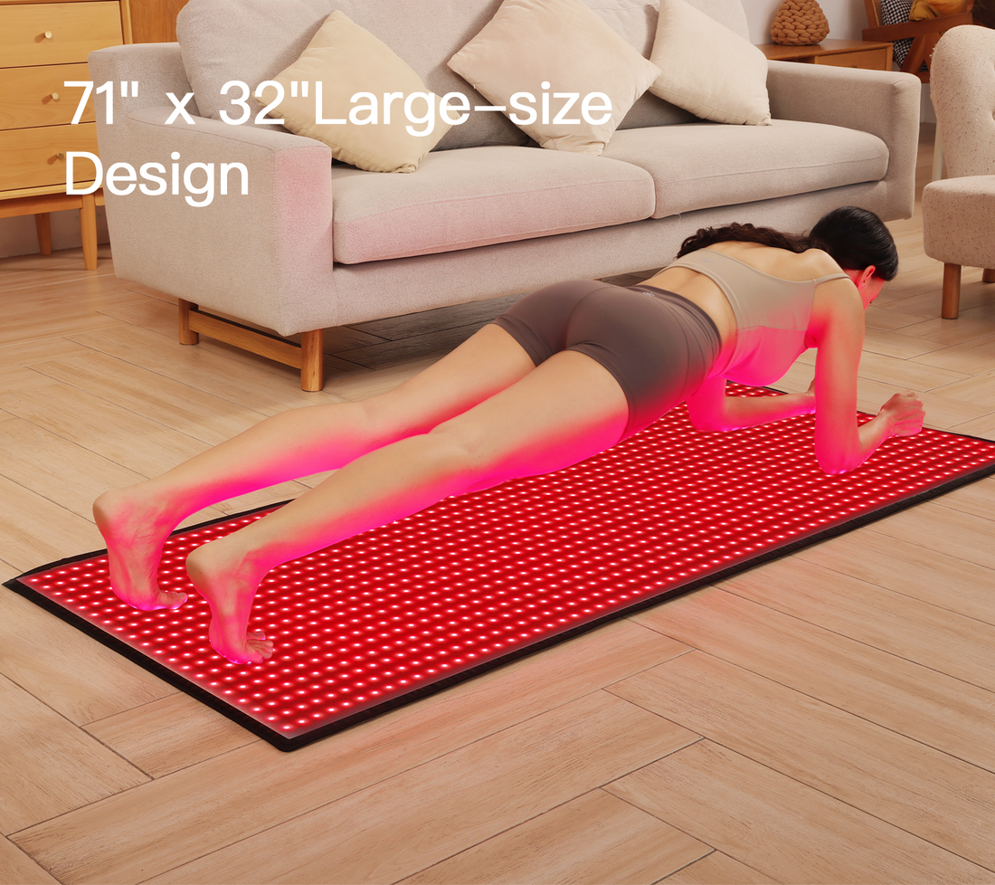 Megelin Red and NIR Light Therapy Mat 