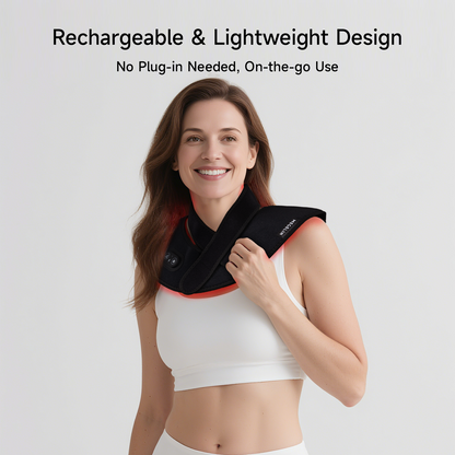 This innovative wearable combines 660nm + 1064nm VCSEL laser with multi-wavelength LED therapy to target pain, stiffnes, and inflammation.