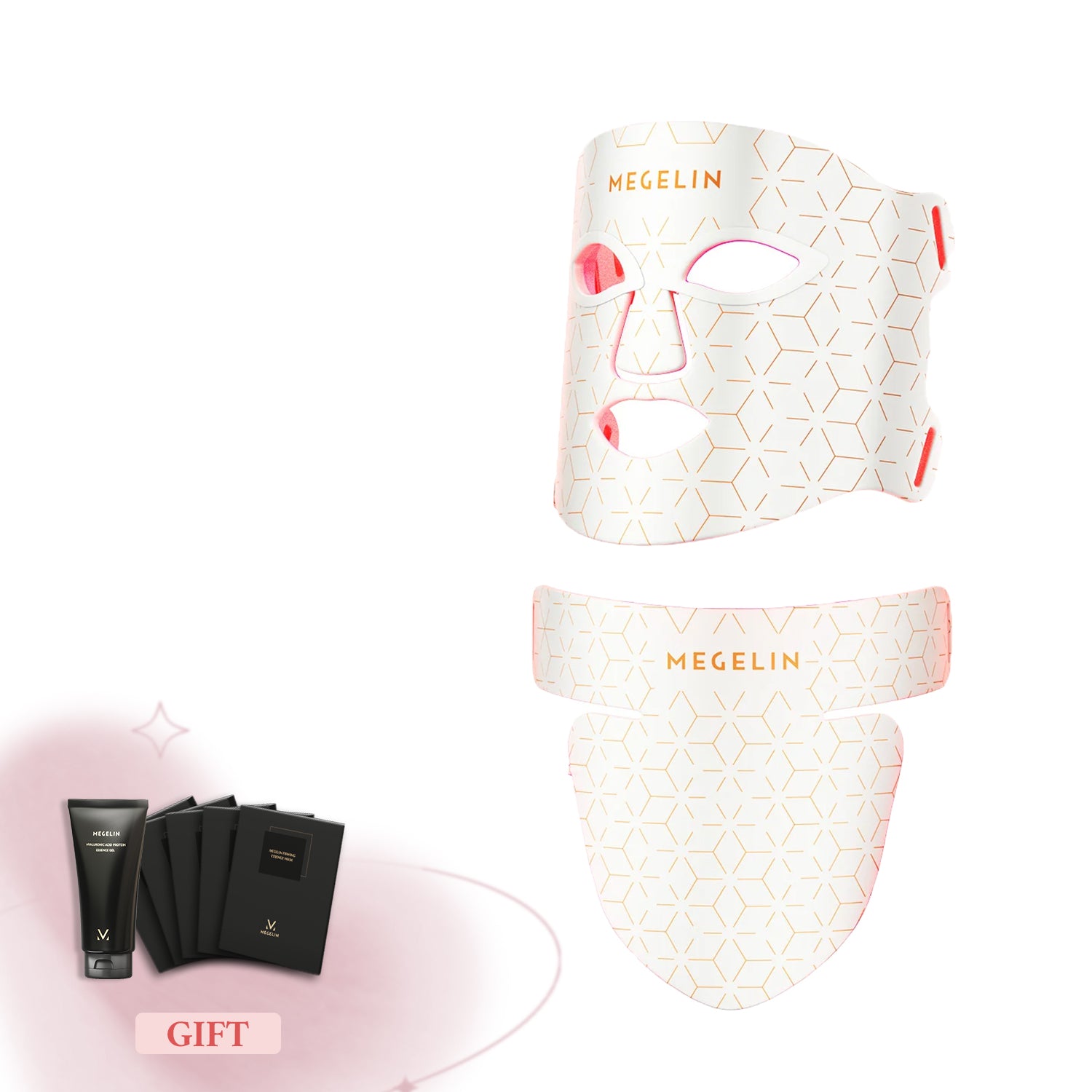 Megelin LED Red Light Therapy Face Mask