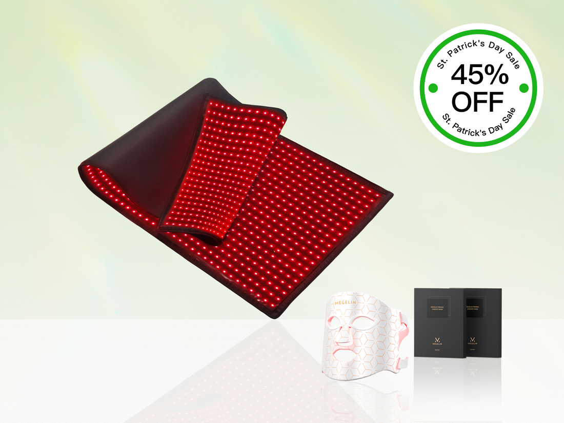 Megelin Red and NIR Light Therapy Mat 