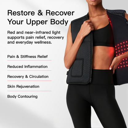 Megelin Red and Near Infrared Light Therapy Vest