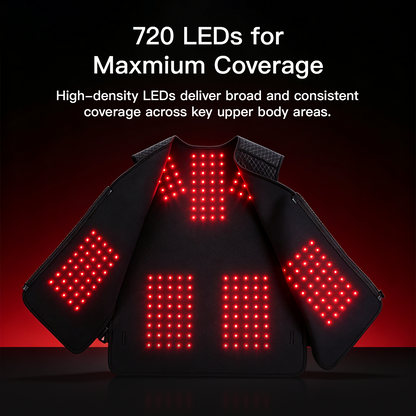Megelin Red and Near Infrared Light Therapy Vest
