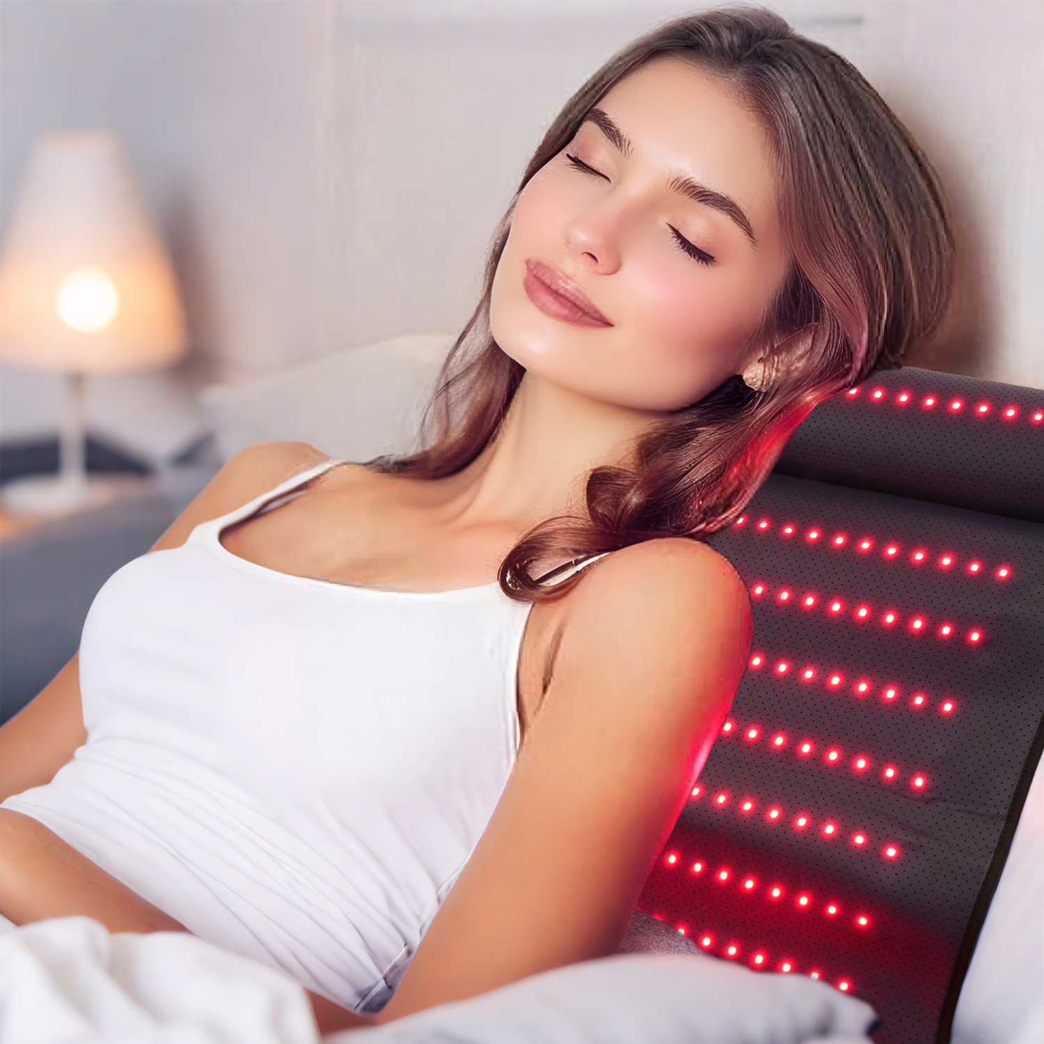Red Light Therapy Pad with Neck Support - Megelin