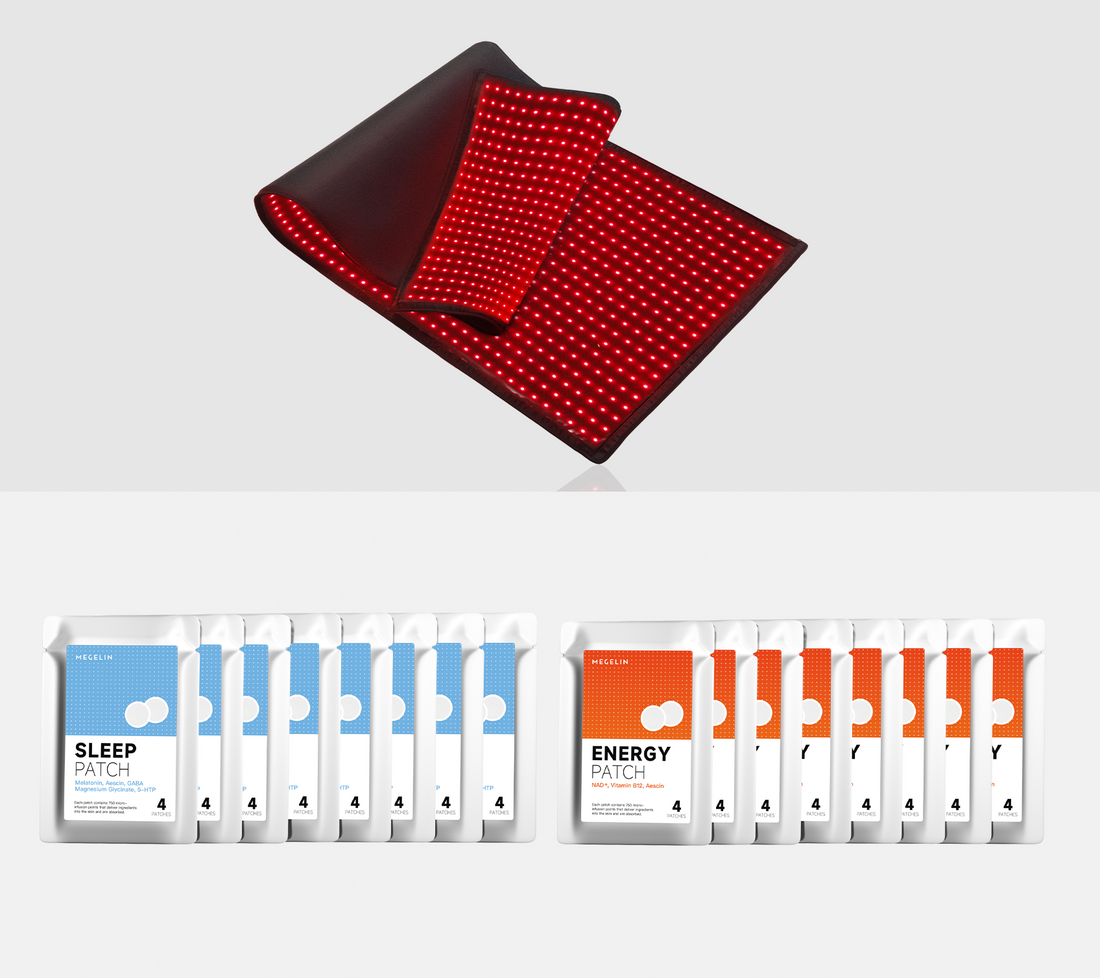 Megelin Red and NIR Light Therapy Mat 