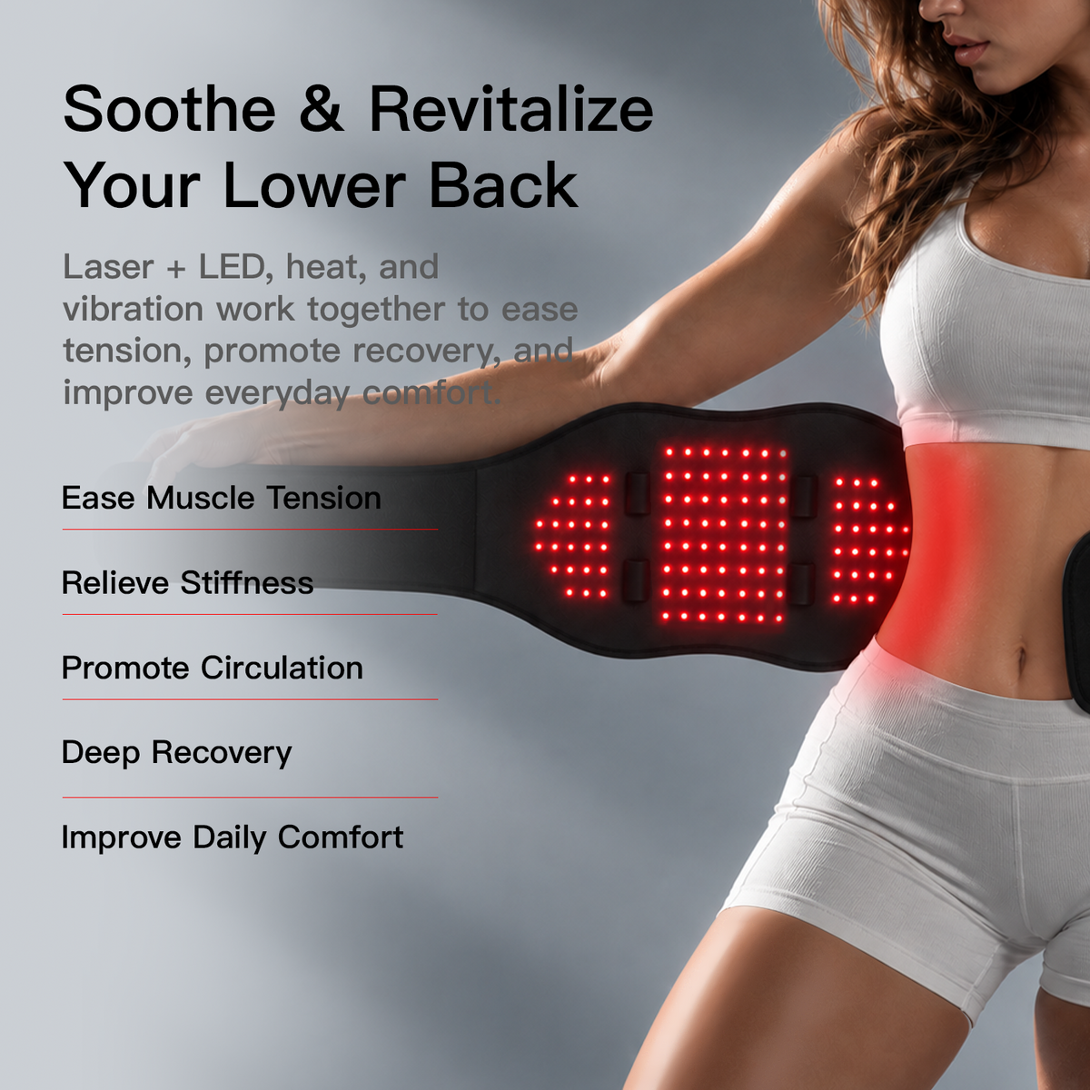 Megelin ThermaWave Light Therapy Belt