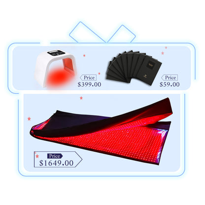 Megelin Red and Near-Infrared Light Therapy Mat for Whole Body