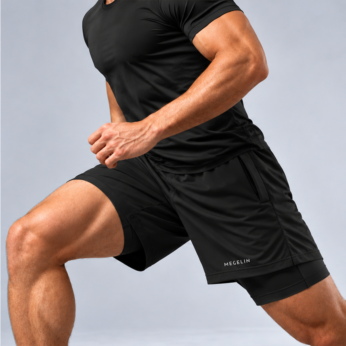 Megelin EMS 2-IN-1 Toning Shorts - Megelin