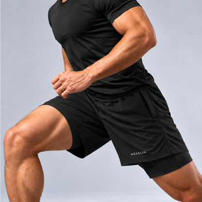 Megelin EMS 2-IN-1 Toning Shorts - Megelin