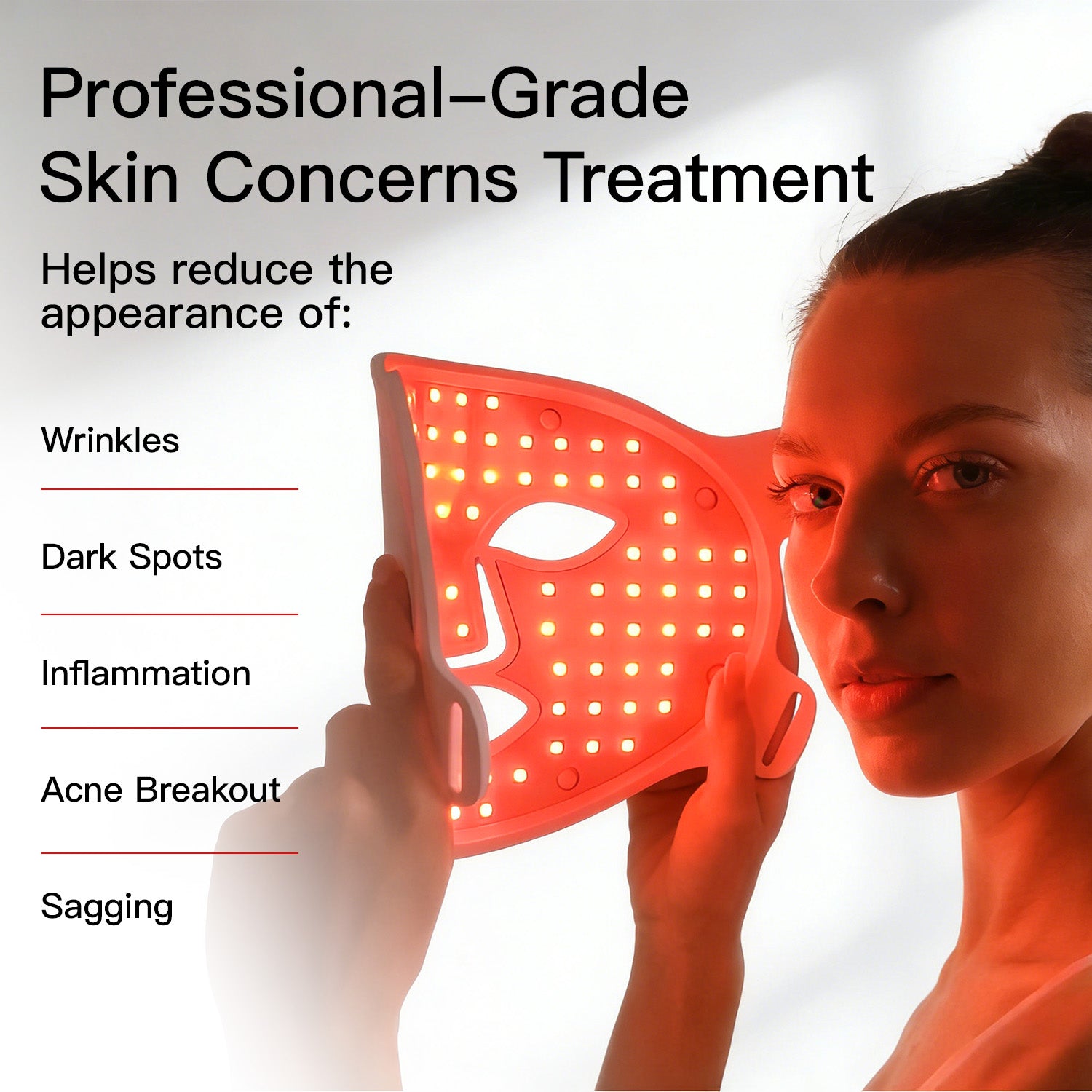 Megelin LED Red Light Therapy Mask