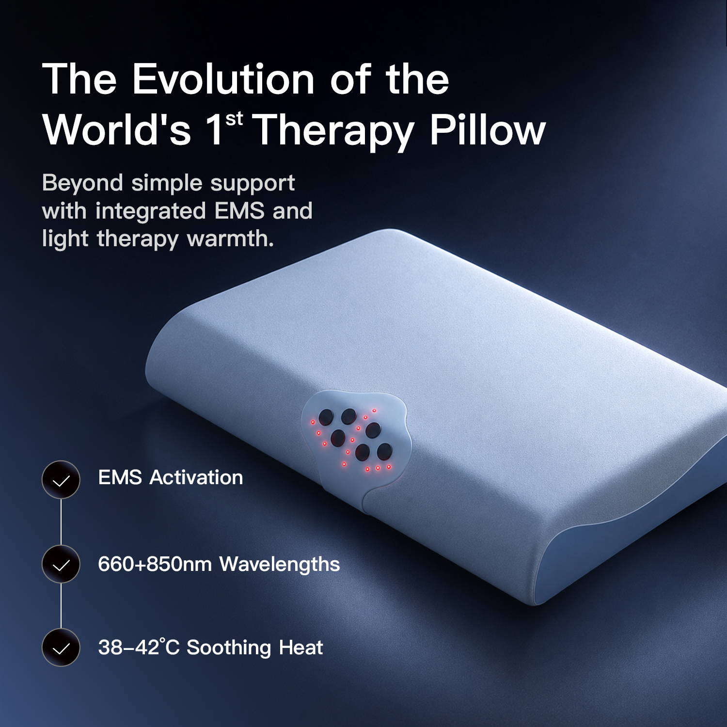 Megelin TheraLiving Recovery Pillow