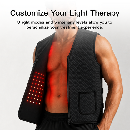 Megelin Red and Near Infrared Light Therapy Vest