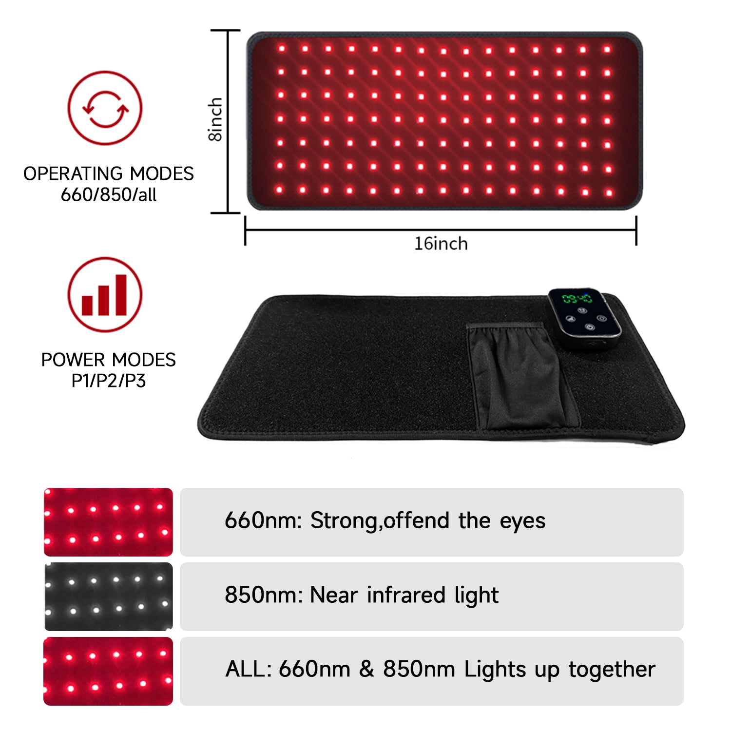 Megelin Rechargeable LED Belt - Megelin