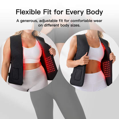 Megelin Red and Near Infrared Light Therapy Vest