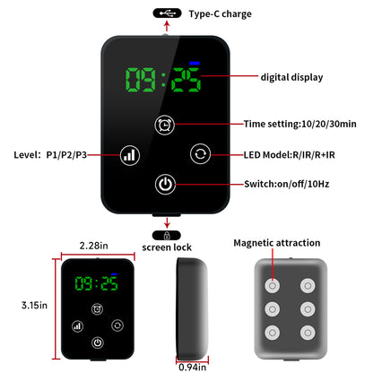 Megelin Rechargeable LED Belt - Megelin