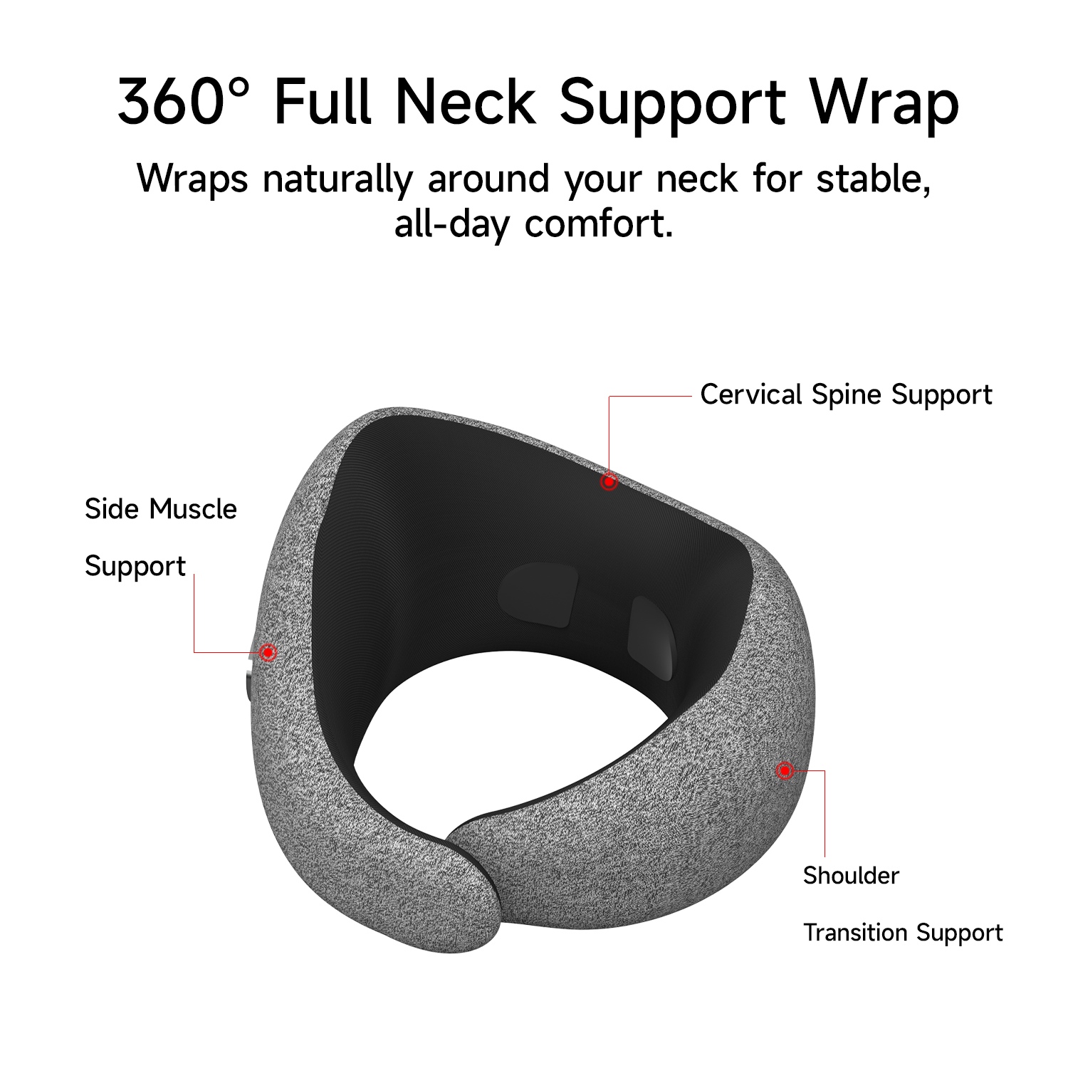 Megelin EMS Heated Neck Massage Pillow