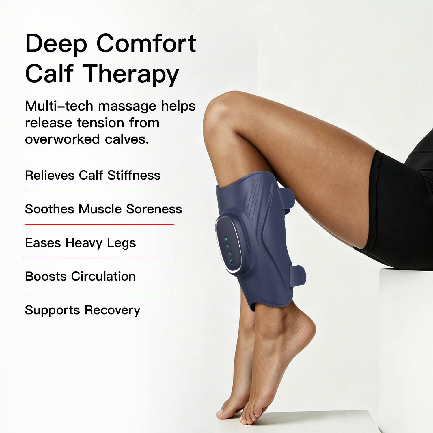 Megelin Heated Air Compression Calf Massager