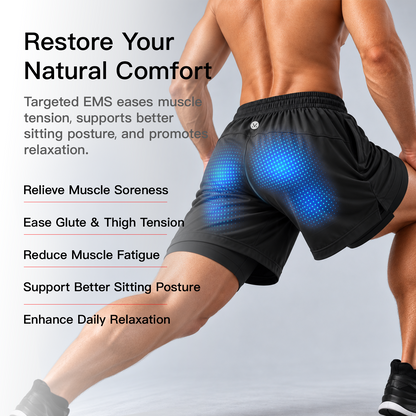 Megelin EMS 2-IN-1 Toning Shorts - Megelin