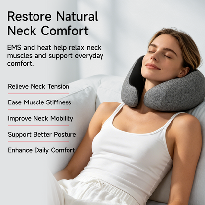 Megelin EMS Heated Neck Massage Pillow