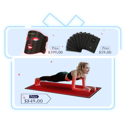 Megelin Red and Infrared Light Therapy Mat