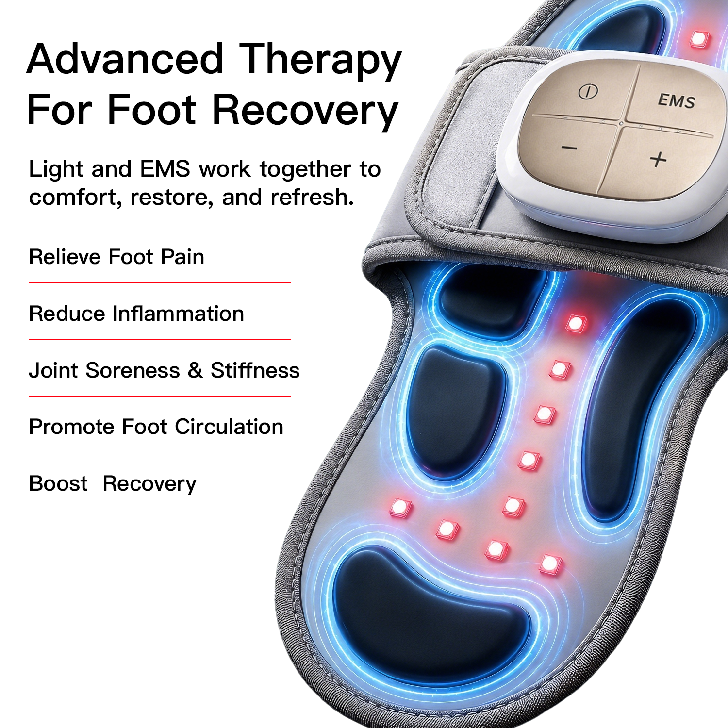 Megelin LuxPulse EMS Soothing Shoes