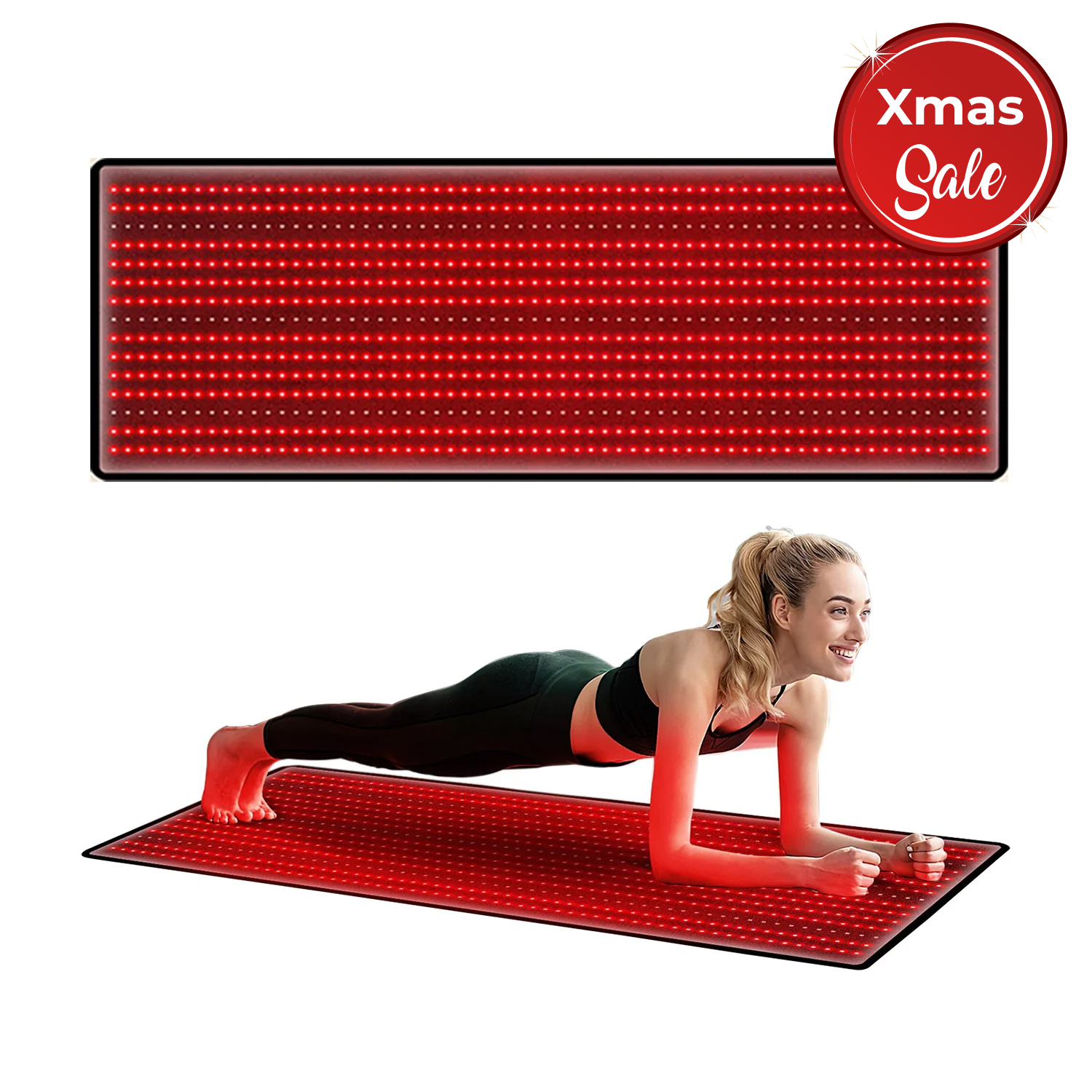 Megelin Red and Near-Infrared Light Therapy Mat for Whole Body